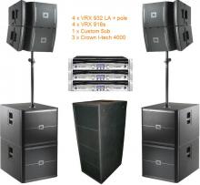 VRX set 2+ sub 8400W