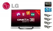 2D / 3D LG Cinema SMART TV 